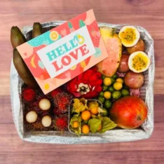 Tropical Love Fruit Box Gift | Share the Love with Fresh Exotic Fruits